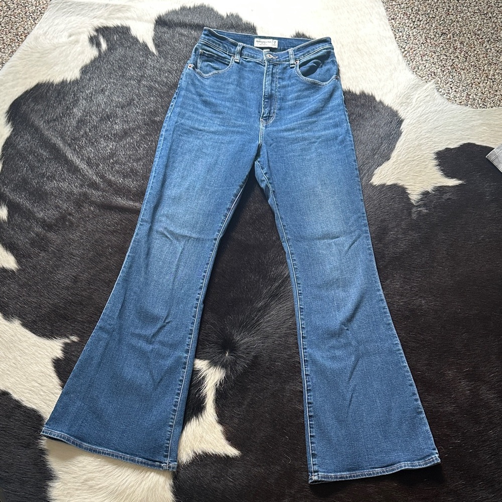 Abercrombie & Fitch Medium Blue Flare Jeans